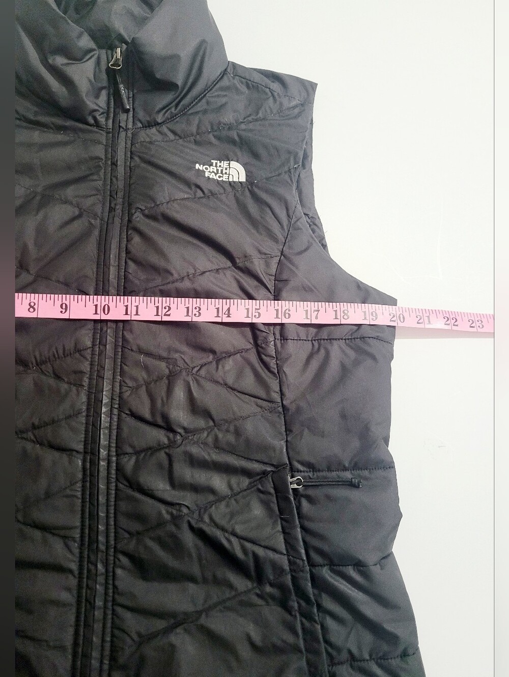 The North Face 550 Fill Goose Down Puffer Vest Women's Medium Black Full Zip - Picture 10 of 15